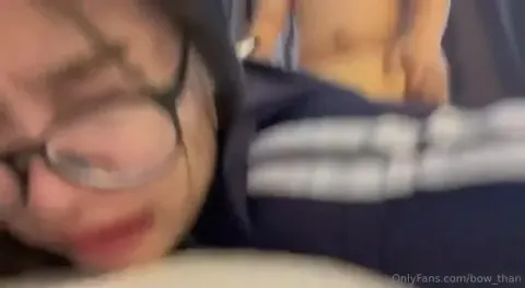Poster of Con đĩ Linh chloe 207, Vú To Kính cận, Bị doggy mặt chó Rên rỉ only fan nứng vcl ra