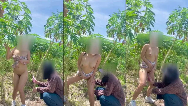 Đang public thì gặp anh trai làm rẫy vô giúp 1 tay