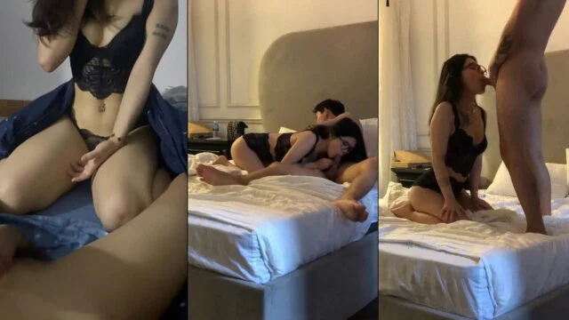 EM gái kính cận vừa làm tình vừa chill với n