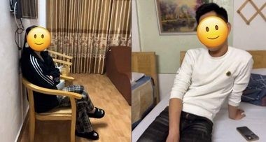 Lộ clip sex chồng và 2 nhân viên quan hệ