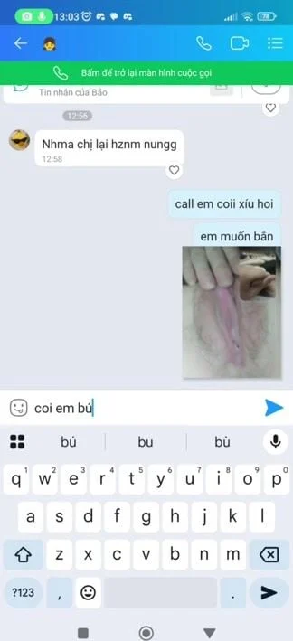 Sinh viên video call sục cu với chị